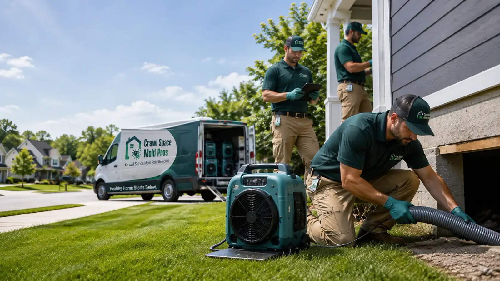 Crawl Space Mold Removal in Glendive, MT